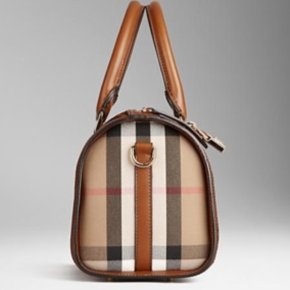 Used Burberry house check animal prints bowling bag - Picture 5 of 13